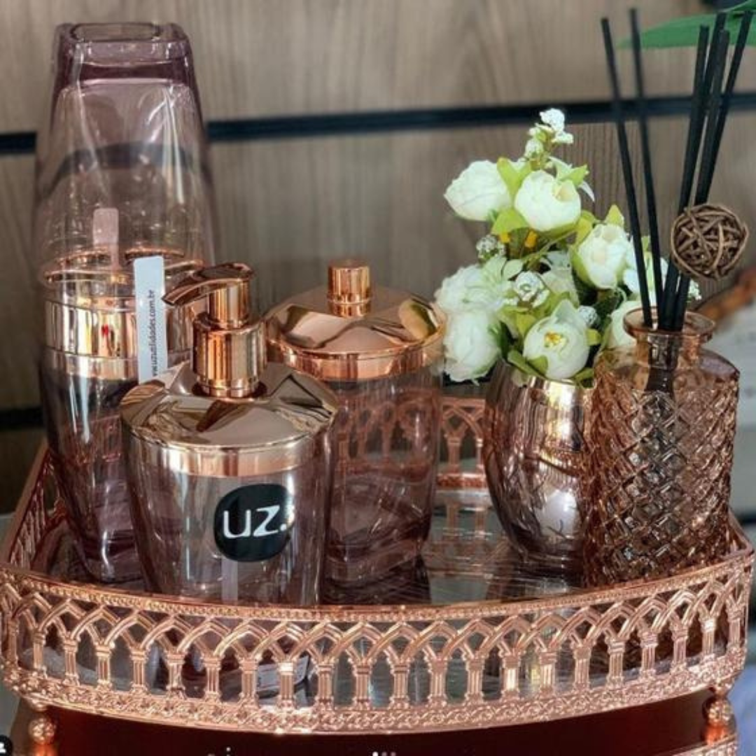 Porta Sabonete Liquido Rose Uz