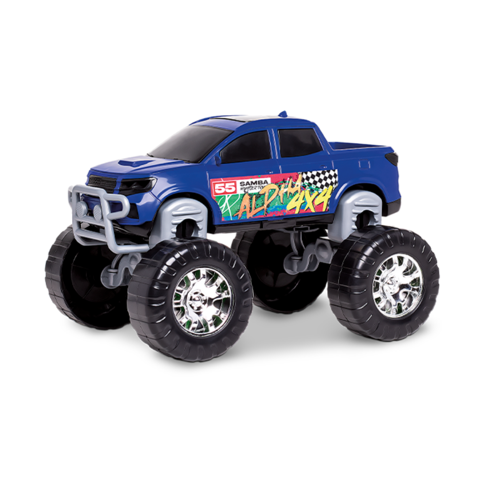 Caminhonete Pick-Up Titã Alpha 4x4 Roda Livre Samba Toys