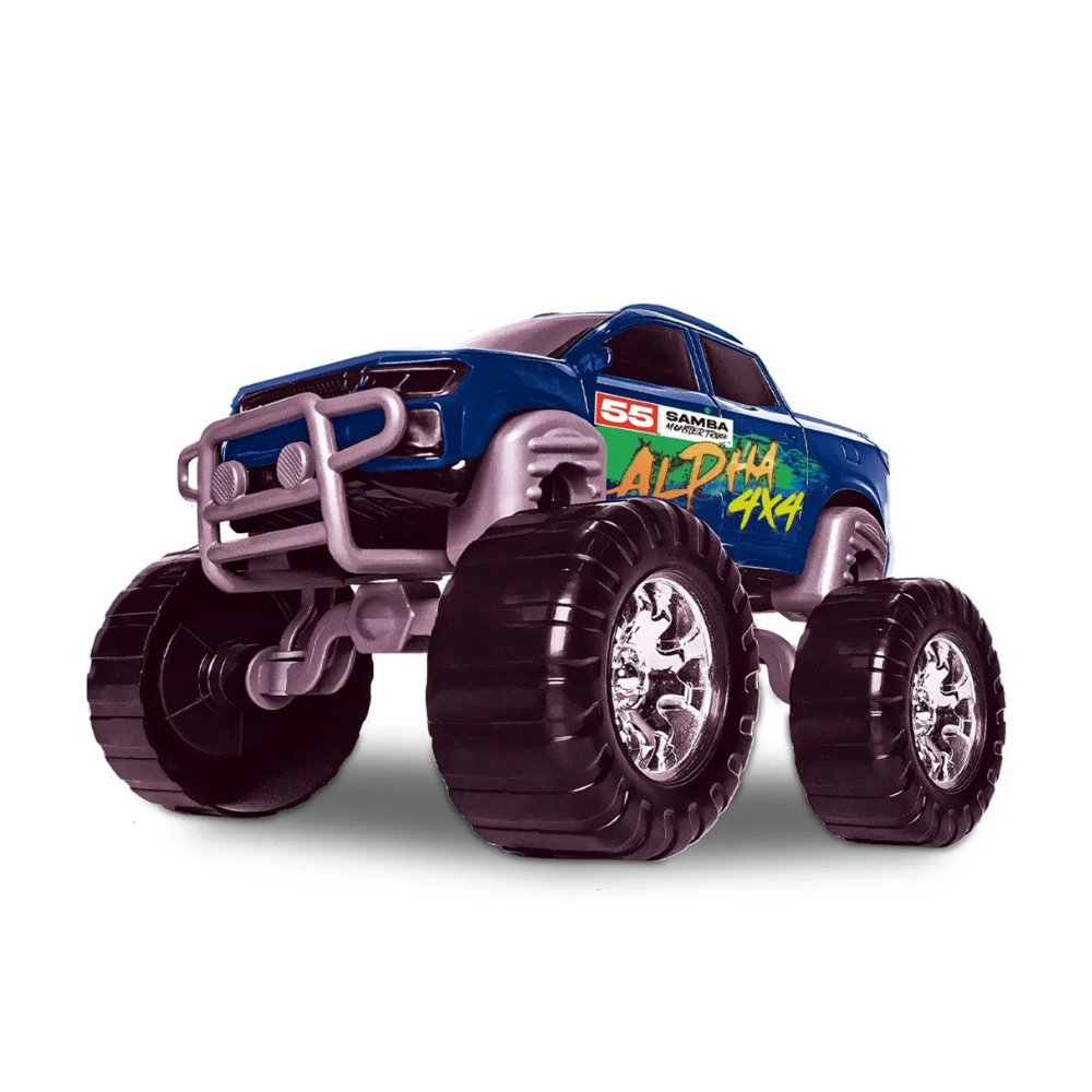 Caminhonete Pick-Up Titã Alpha 4x4 Roda Livre Samba Toys