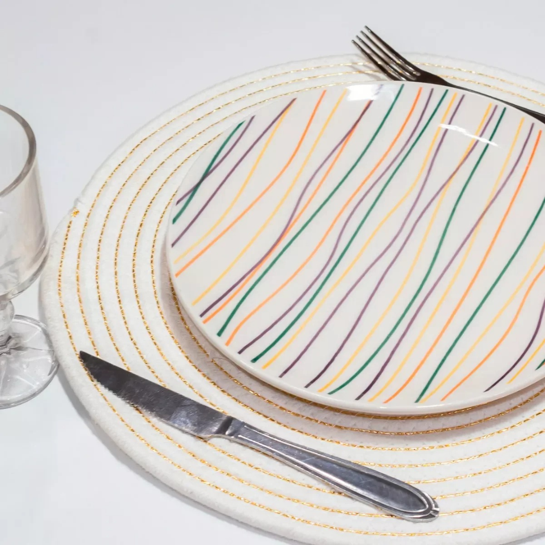 Prato Raso 26Cm Rainbow Oxford