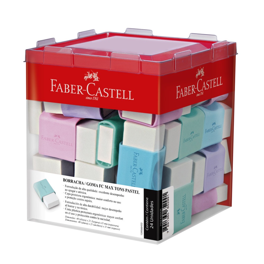 Borracha Fc Max Tons Pastel Faber Castell