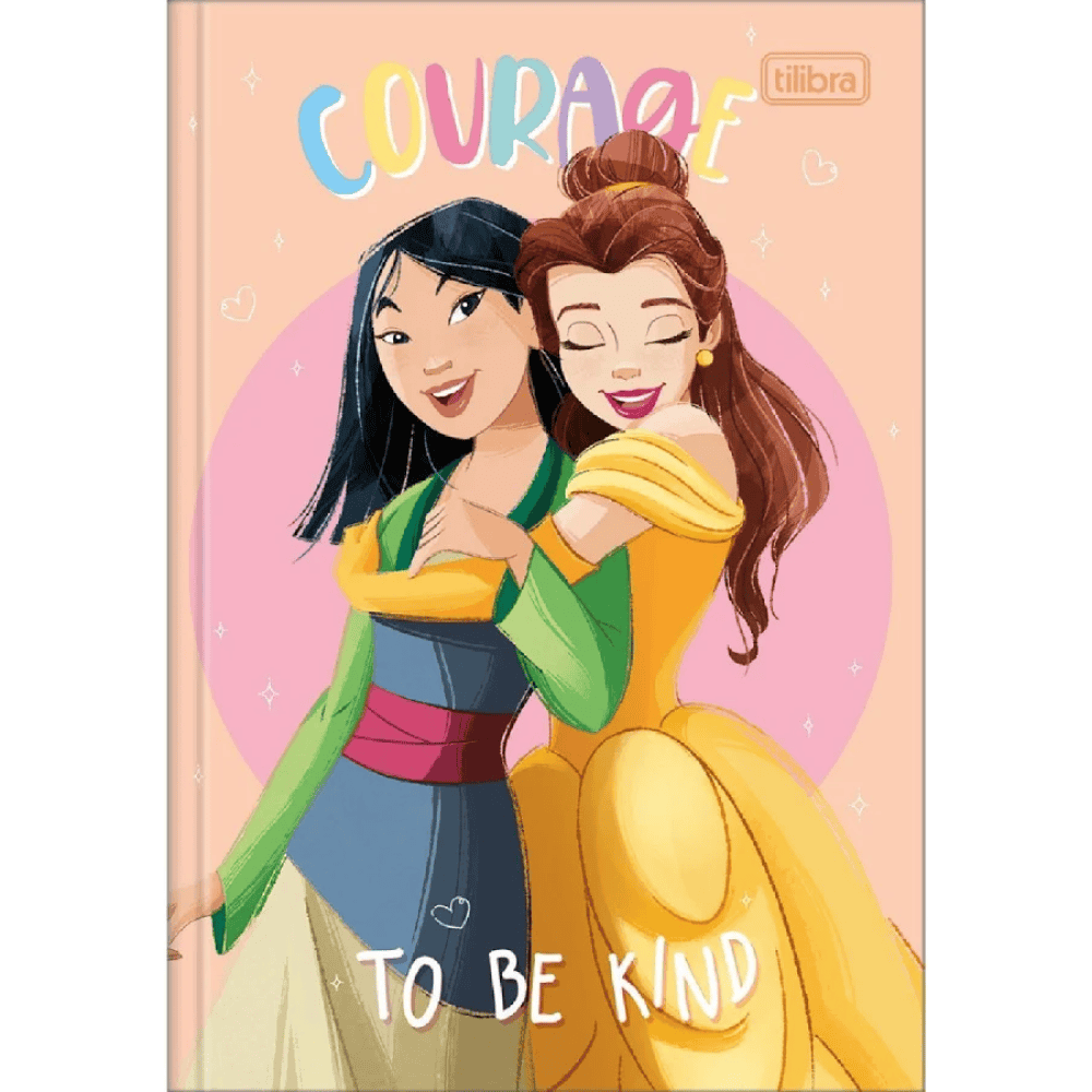 Caderno Brochura CD Princesas 80 Folhas Tilibra