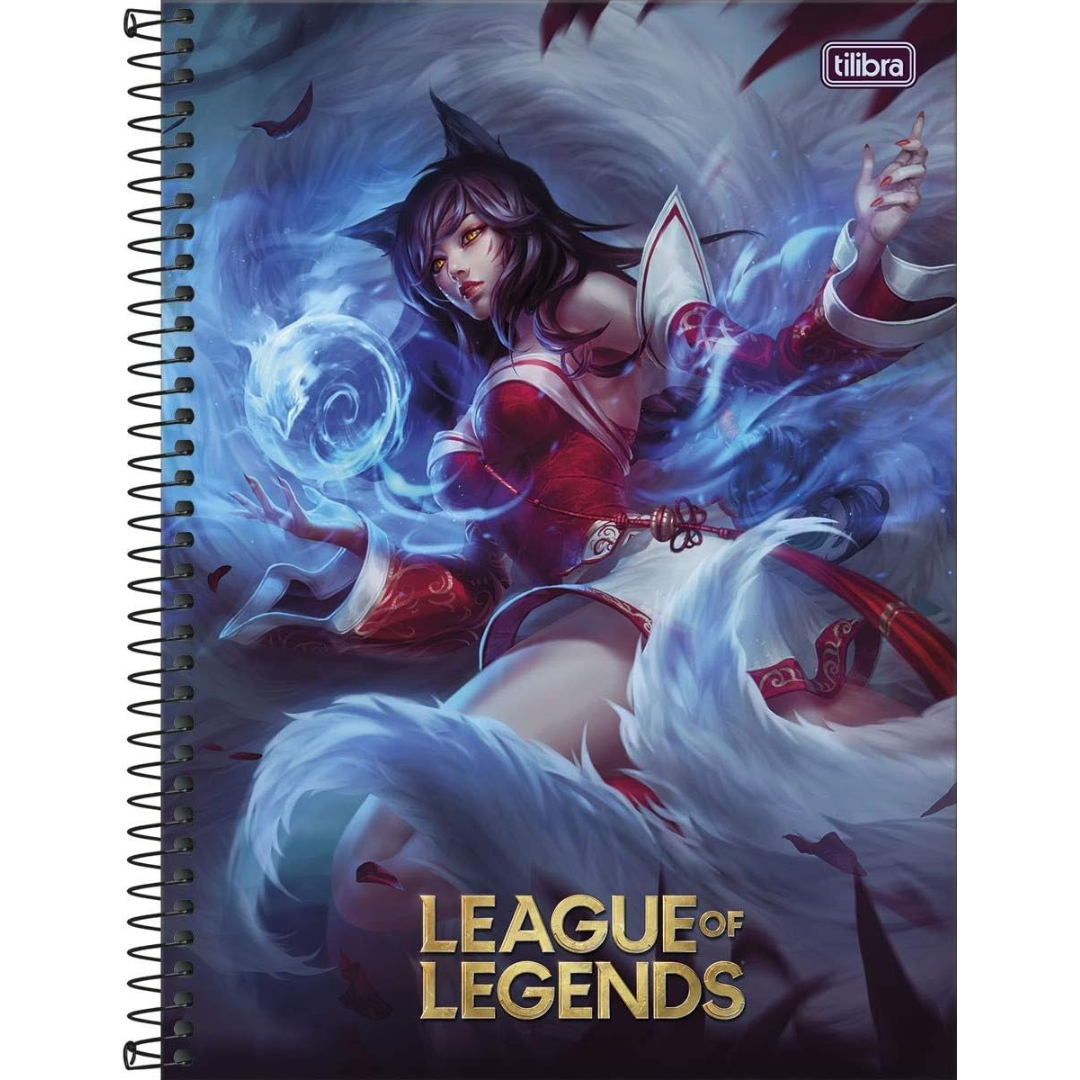 Caderno Cd Univ League Of 16M Tilibra