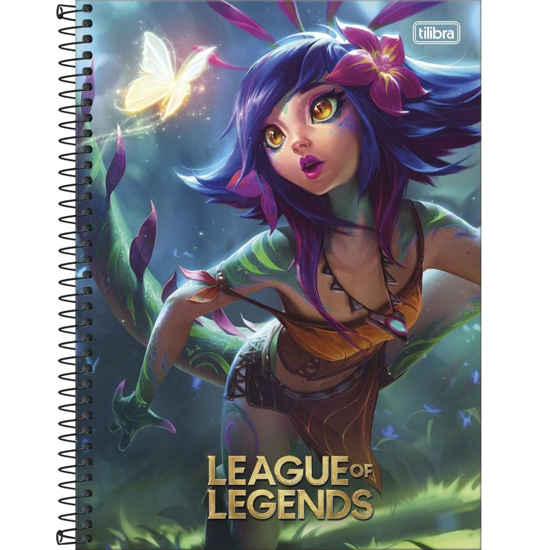 Caderno Cd Univ League Of 16M Tilibra