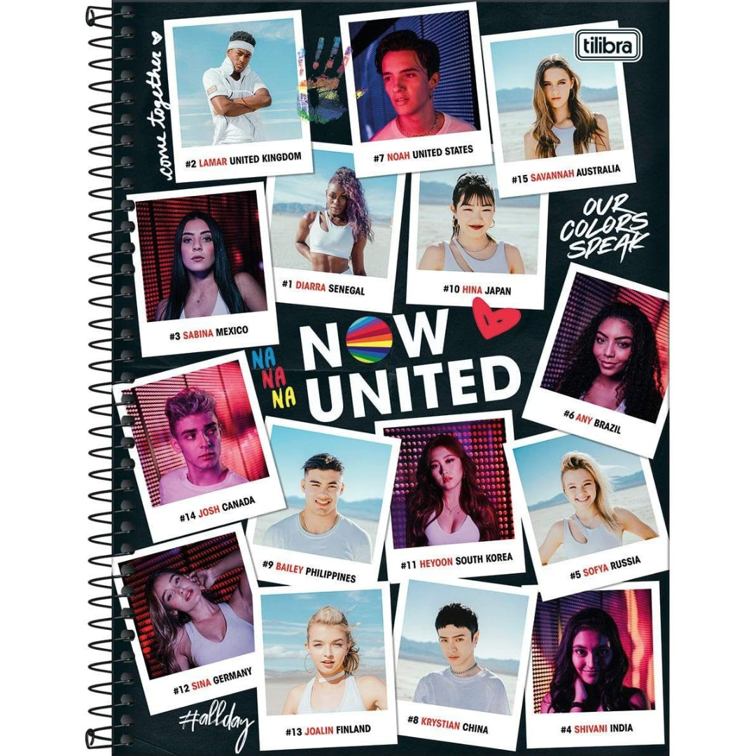 Caderno Cd Univ Now Unite 10M 160Fls Tilibra
