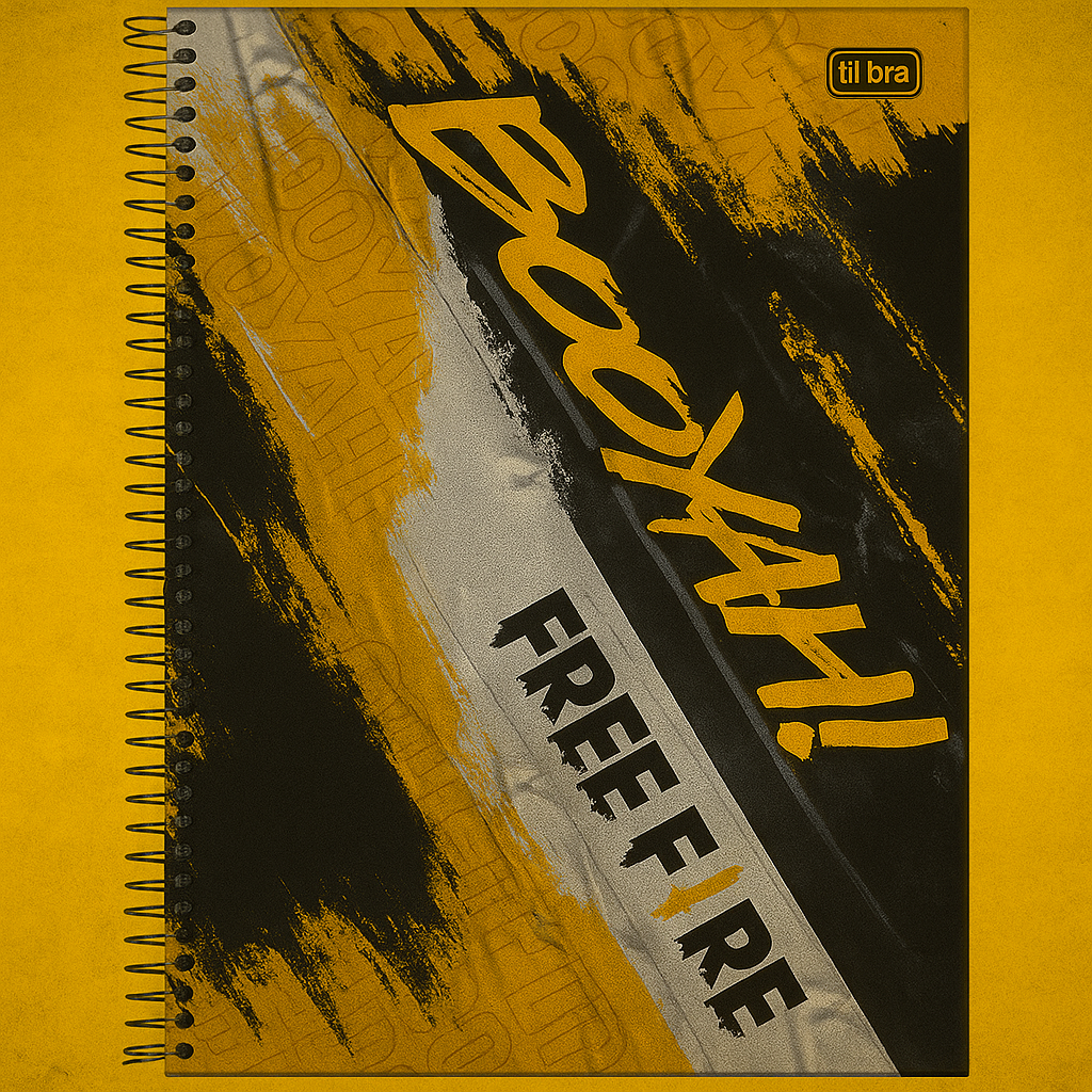 Caderno Cd Univ Free Fire 16M 256Fls Tilibra