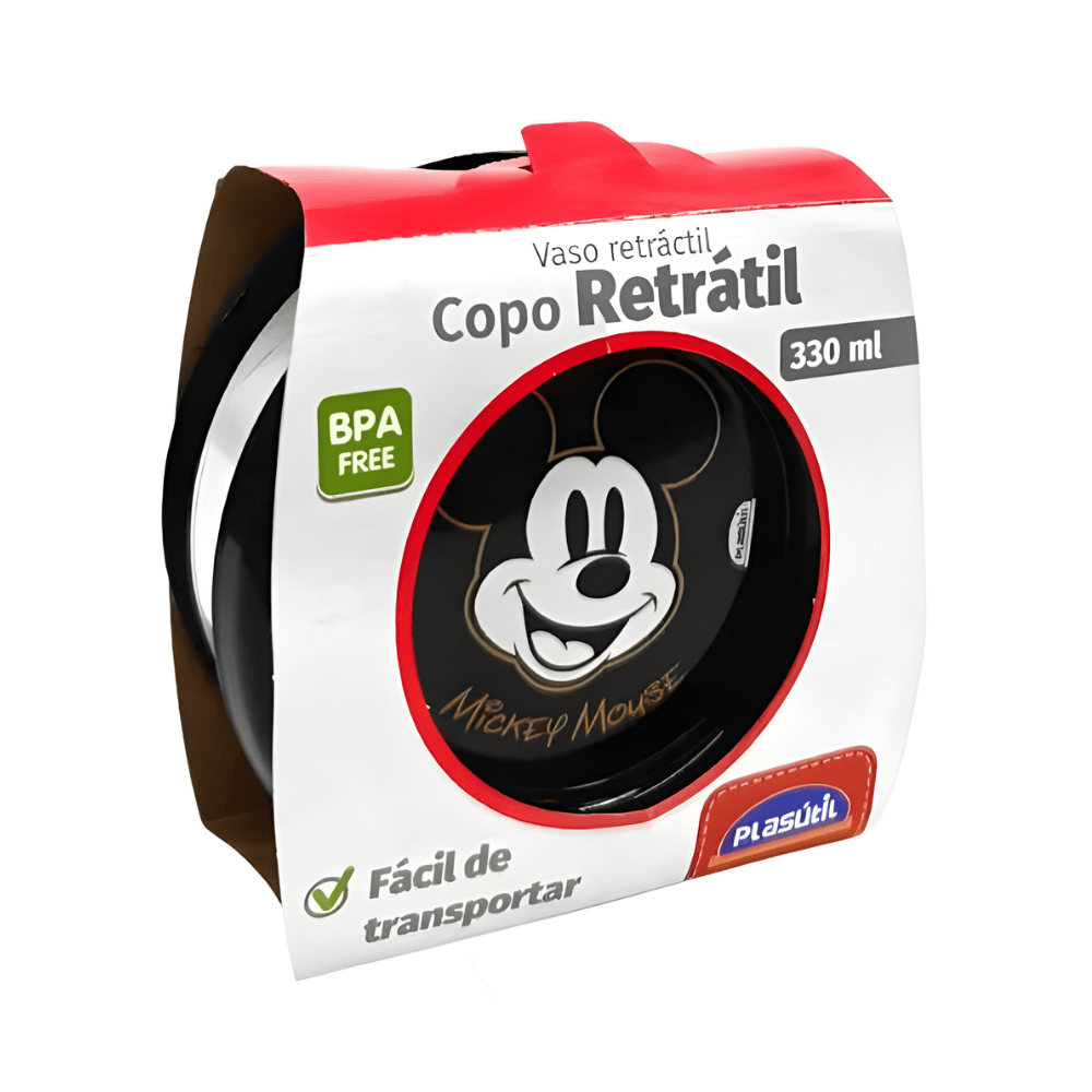 Copo Retrátil Mickey Vintage Plasutil