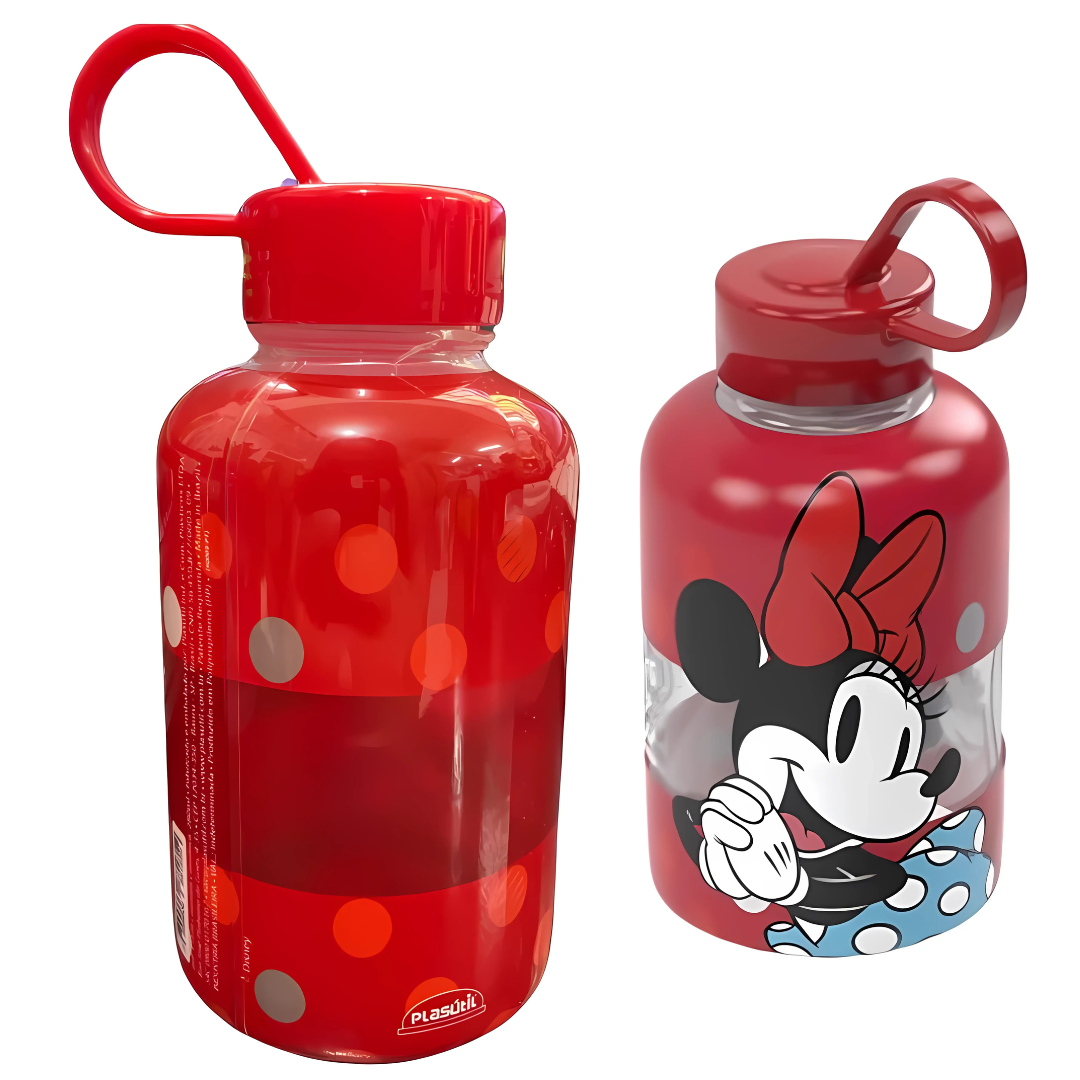 Garrafa Cilindrica Minnie 280Ml Plasutil