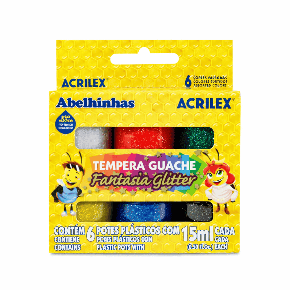 Guache Fantasia Glitter Acrilex