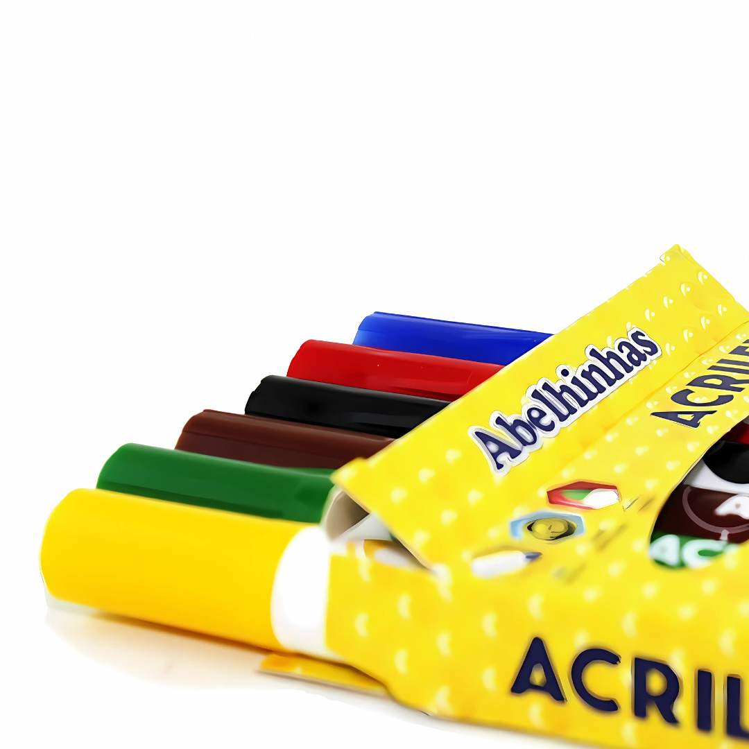 Big Canetinhas Abelhinhas C/6 Acrilex