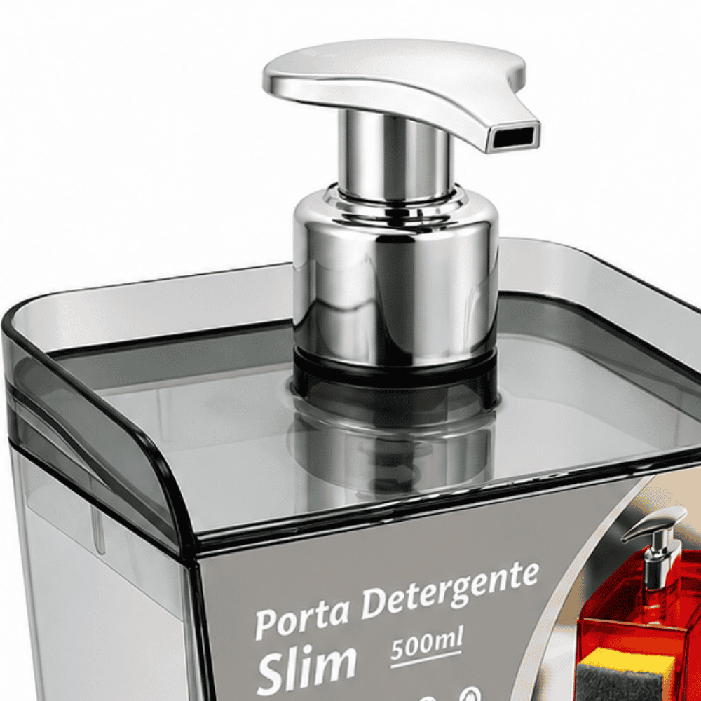 Dispenser Slim Translúcido Preto UZ