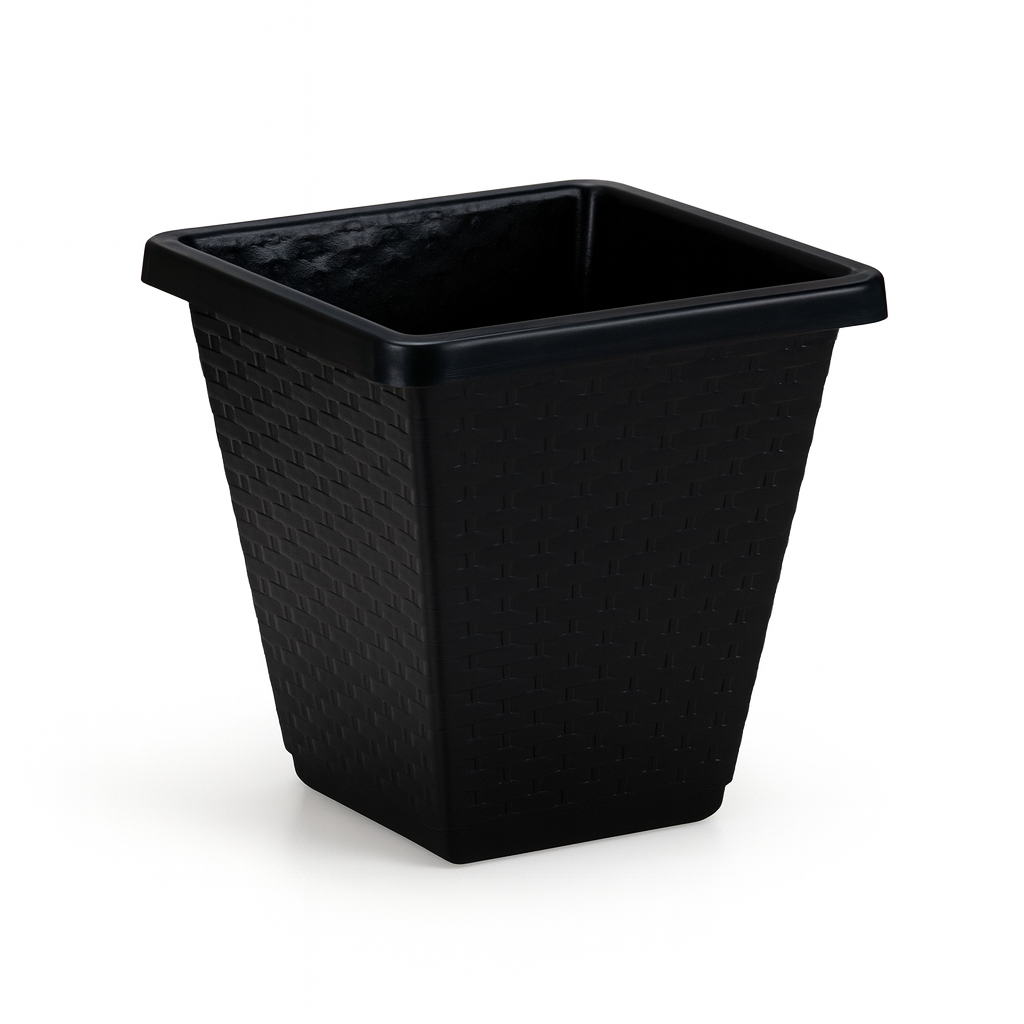Vaso Quadrado Rattan Nº20 Color Pratic