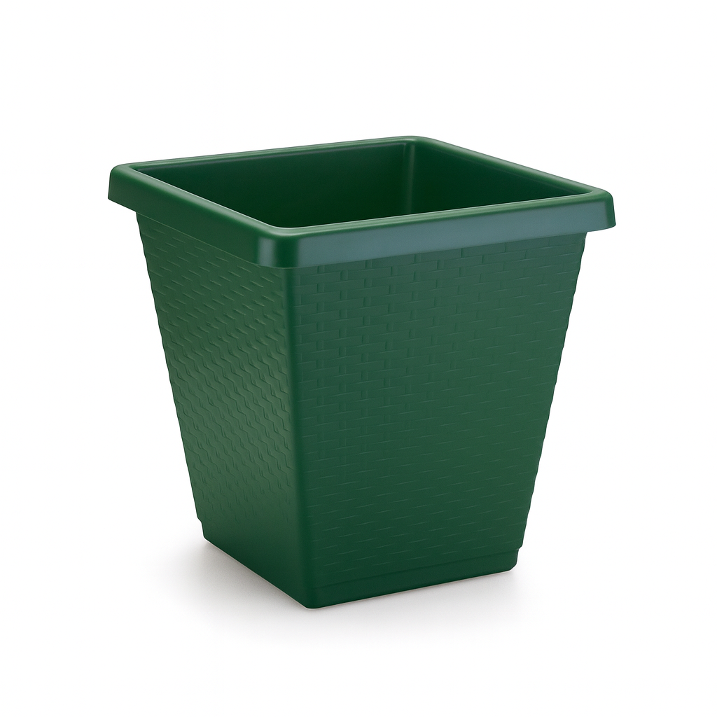 Vaso Quadrado Rattan Nº20 Color Pratic