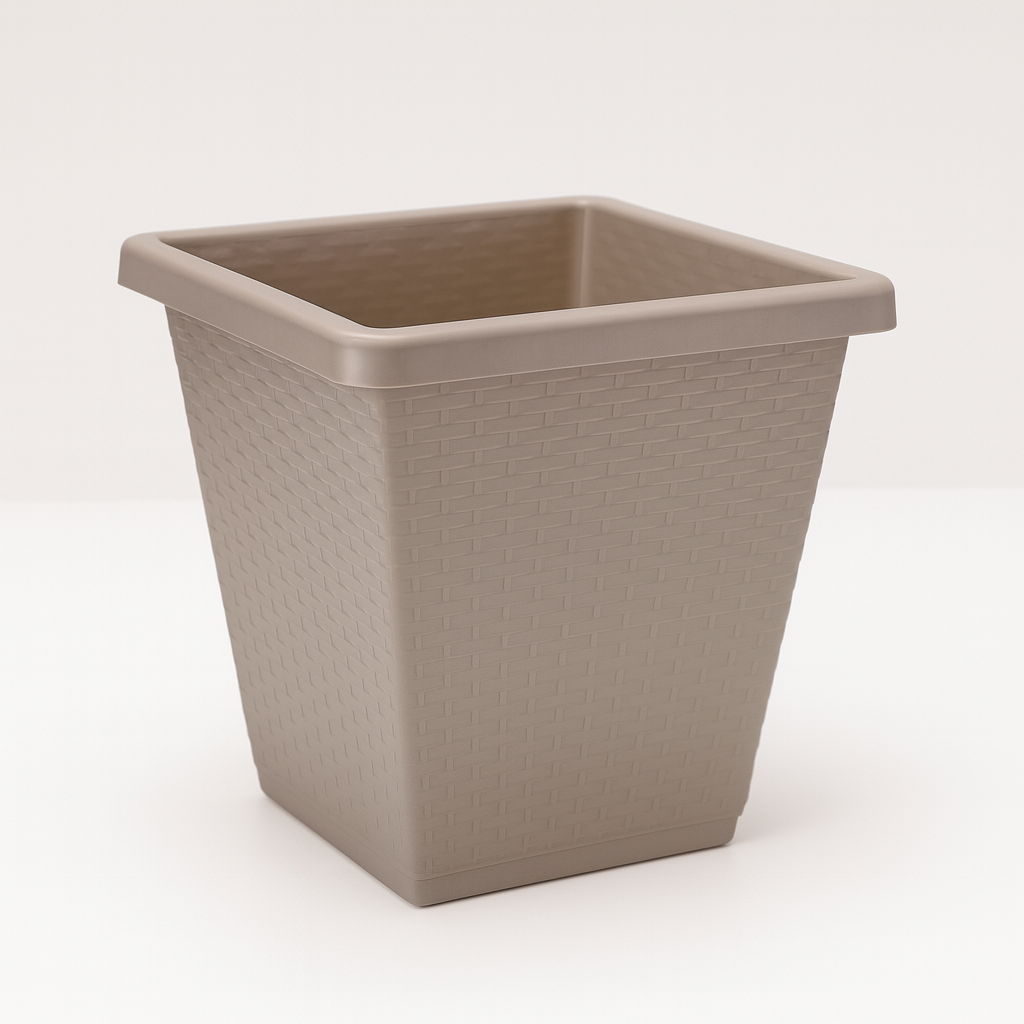 Vaso Quadrado Rattan Nº20 Color Pratic