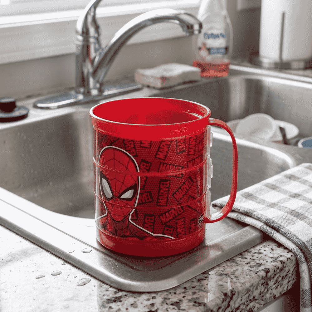 Caneca Divertida Homem Aranha 360ml Plasutil