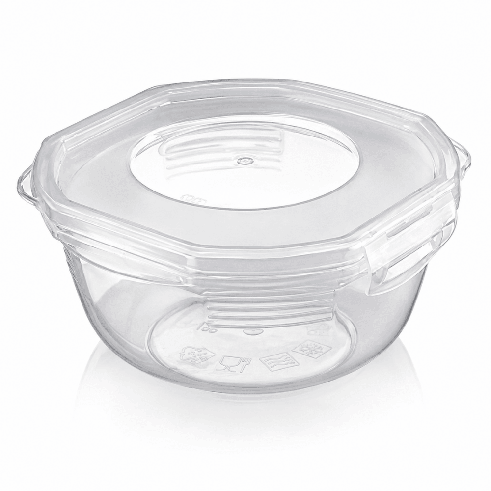 Pote Redondo Pequeno com Travas 450ml Nitron