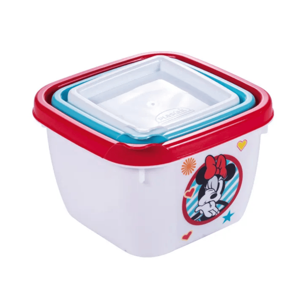 Conjunto De Potes Conect Minnie Plasutil