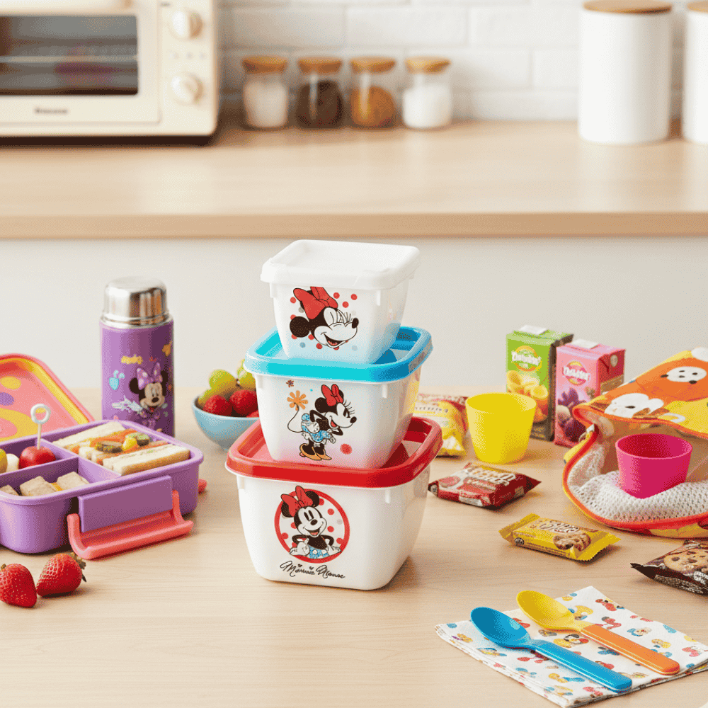 Conjunto De Potes Conect Minnie Plasutil