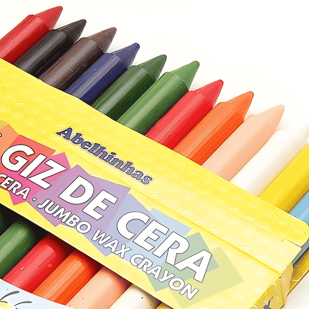 Big Giz De Cera 12 Cores Acrilex
