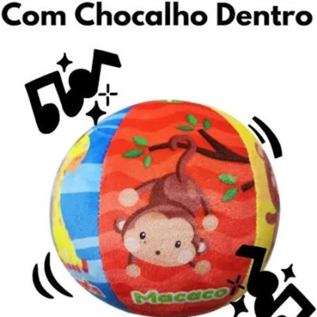 Bola Chocalho Baby Dmbrasil