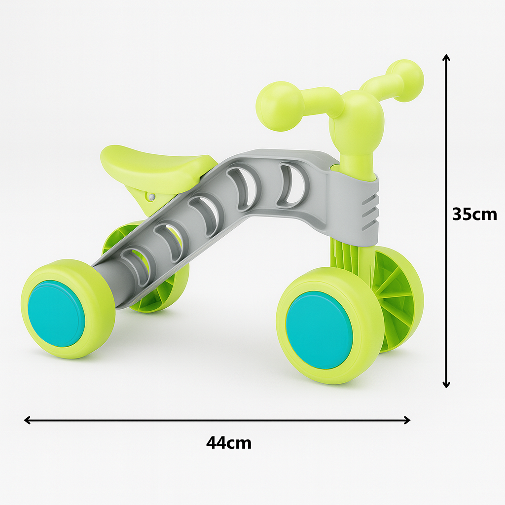 Toyciclo Verde Bicicleta Equilíbrio Roma