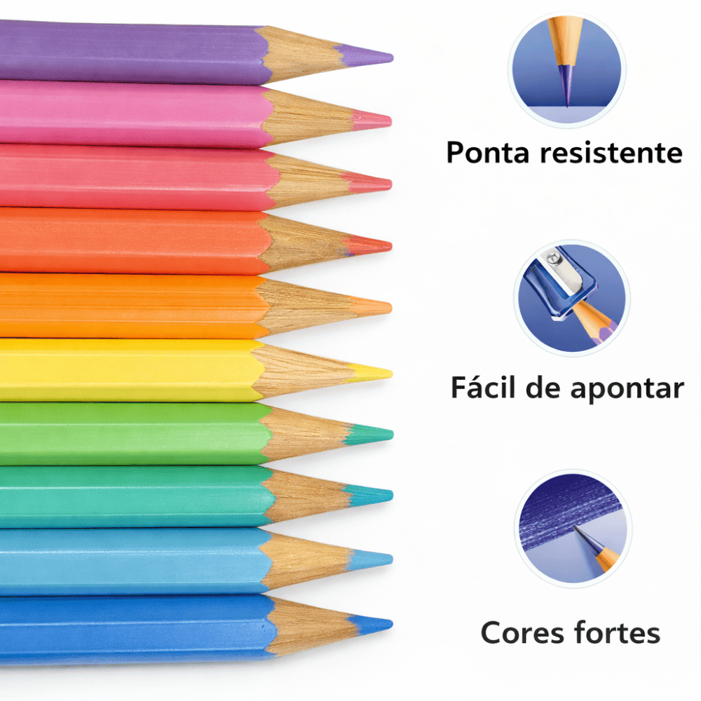 Ecolápis De Cor Pastel Multicolor 10 Cores Faber-Castell