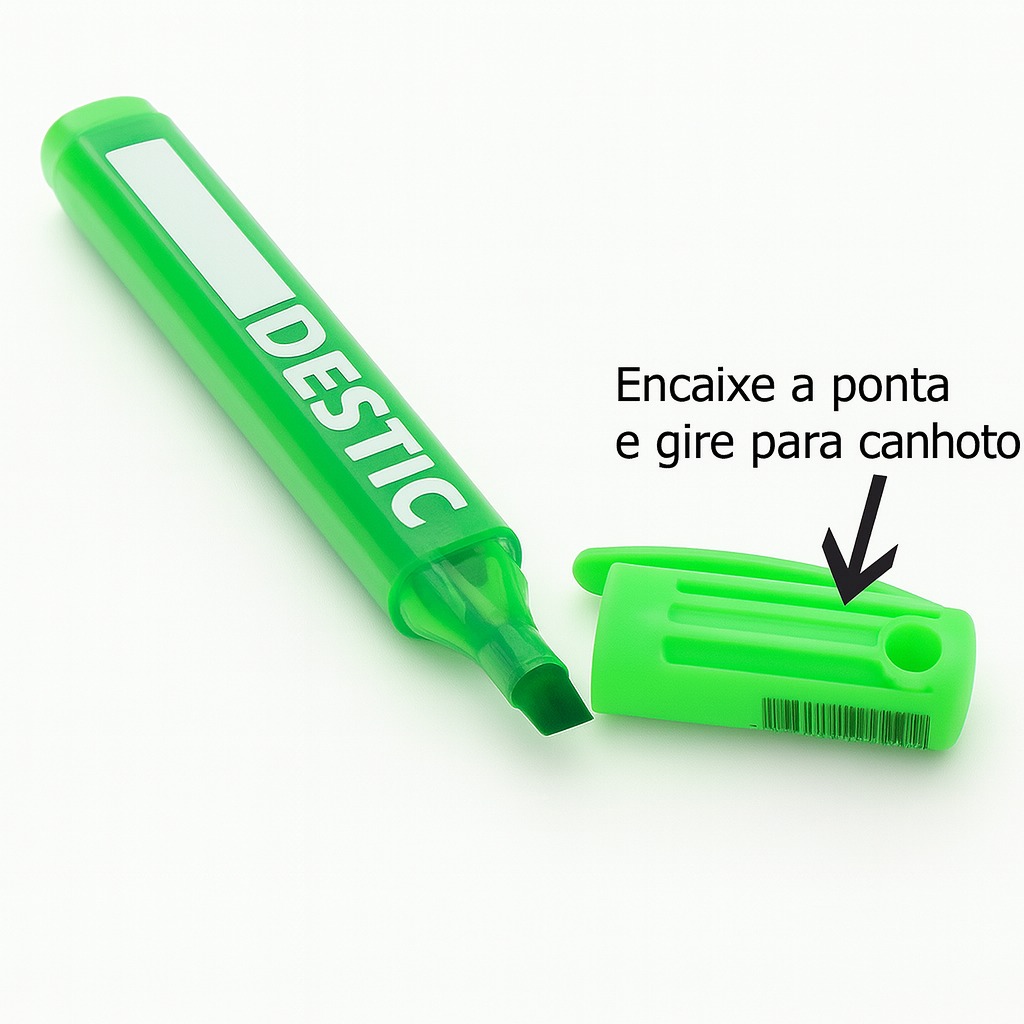 Marcador Destaq Verde Compactor