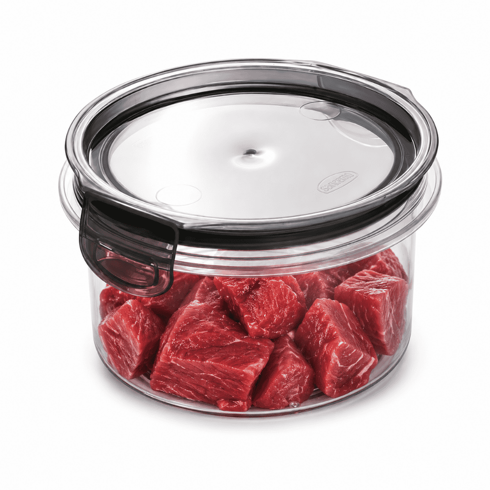 Pote Redondo Fechamento Hermético 550ml Plasútil