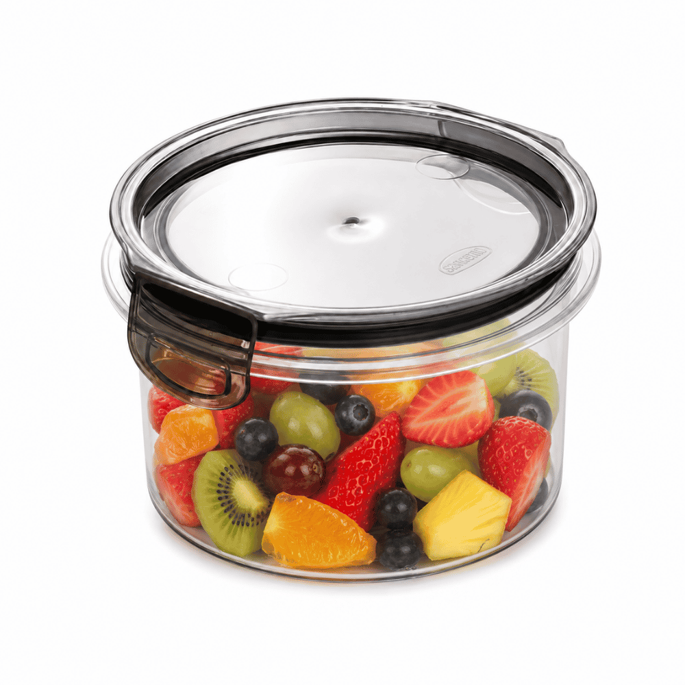 Pote Redondo Fechamento Hermético 550ml Plasútil