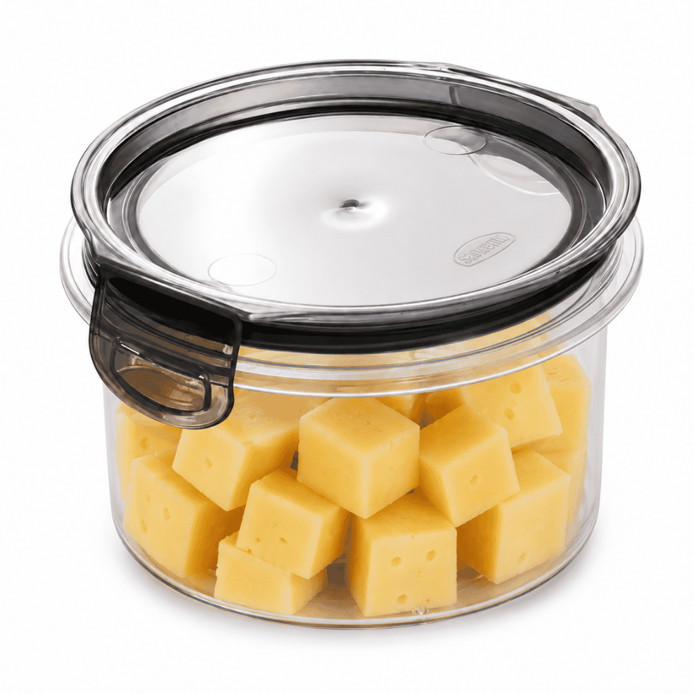 Pote Redondo Fechamento Hermético 550ml Plasútil