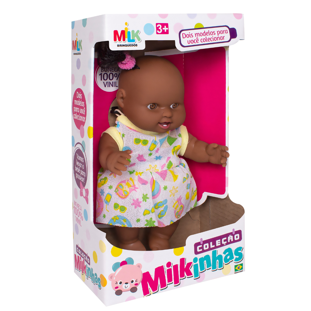 Boneca Coleção Negra Milk