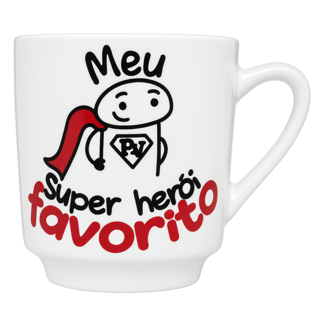 Caneca Lisa Dec Pai 200Ml