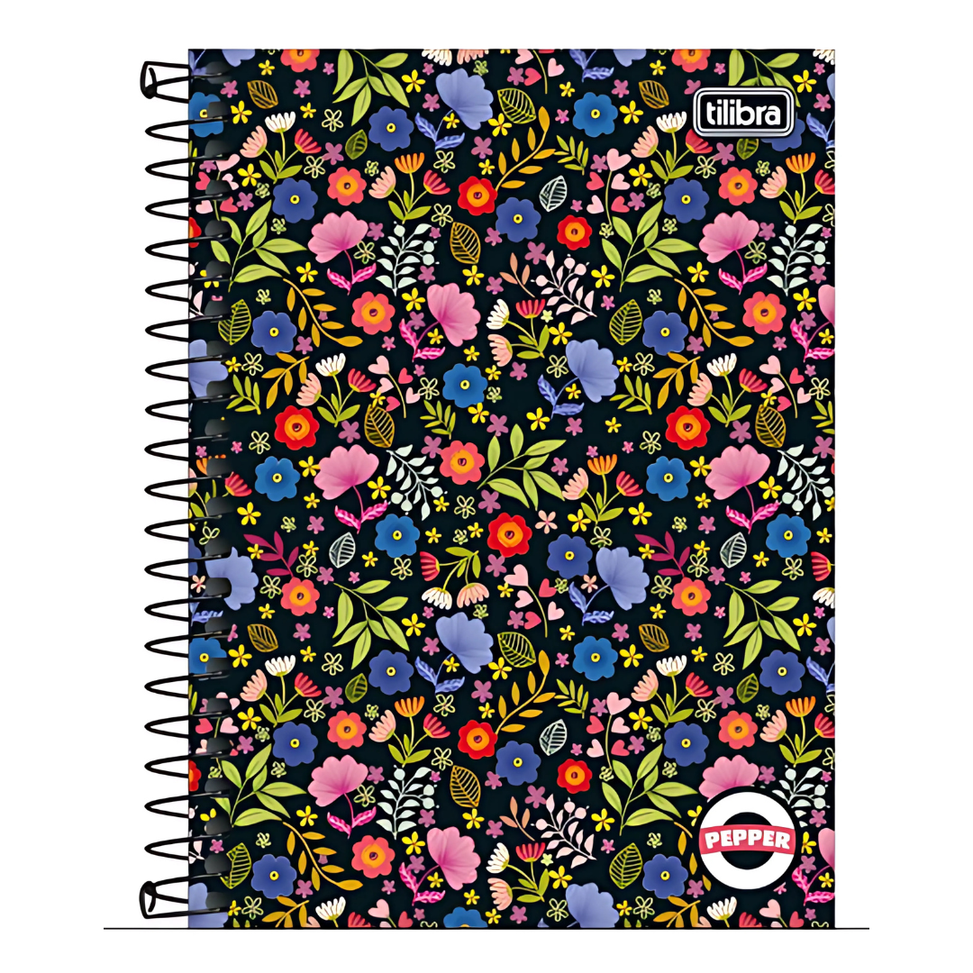 Caderno Cd Espiral 1/4 Pepper 80Fls Tilibra