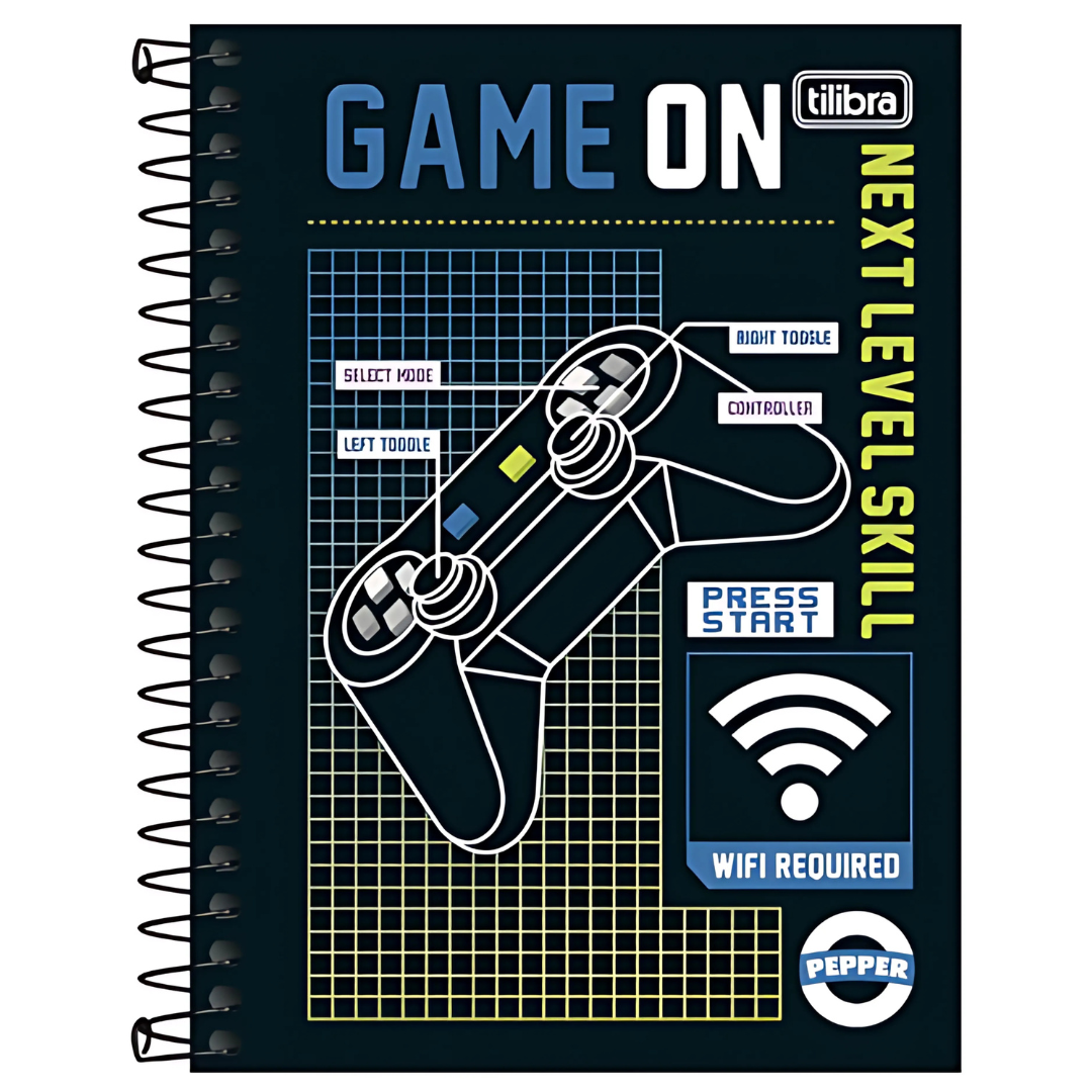 Caderno Cd Espiral 1/4 Pepper 80Fls Tilibra