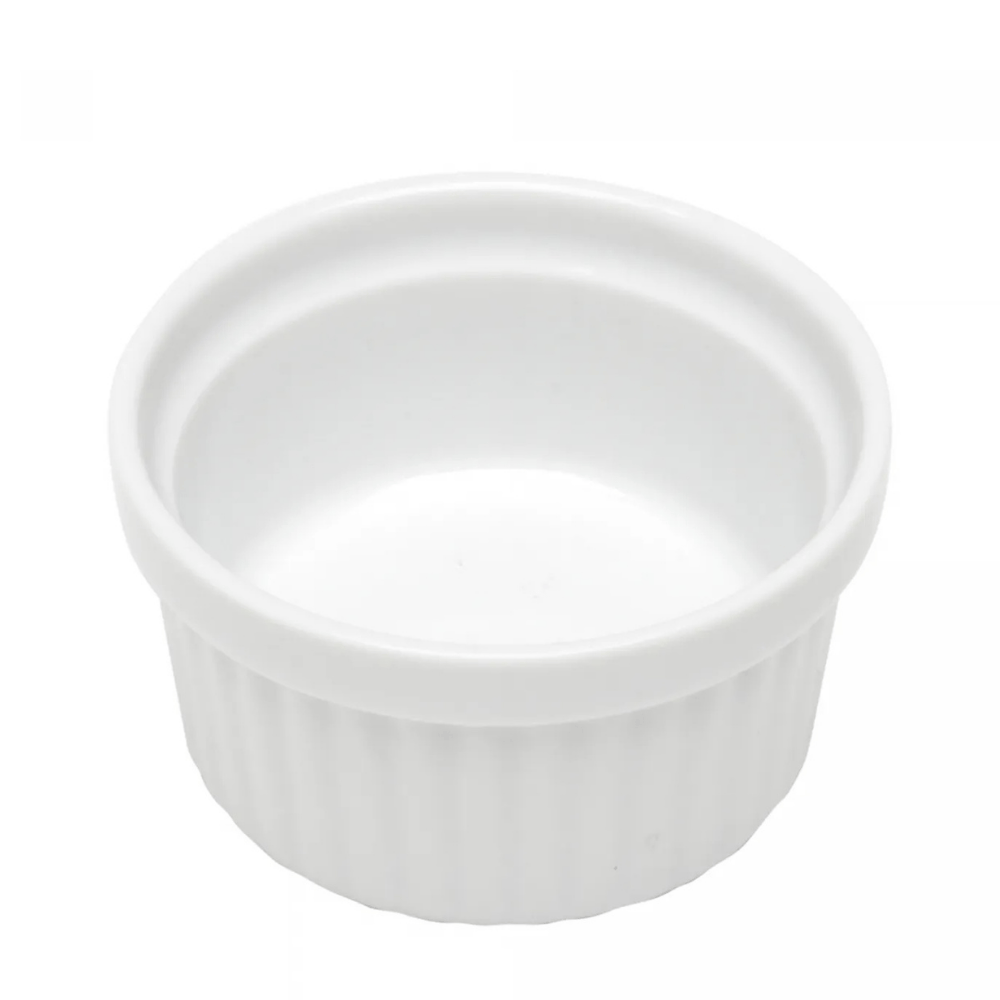 Ramequim de Porcelana 75ml Classic Branco Coliseu