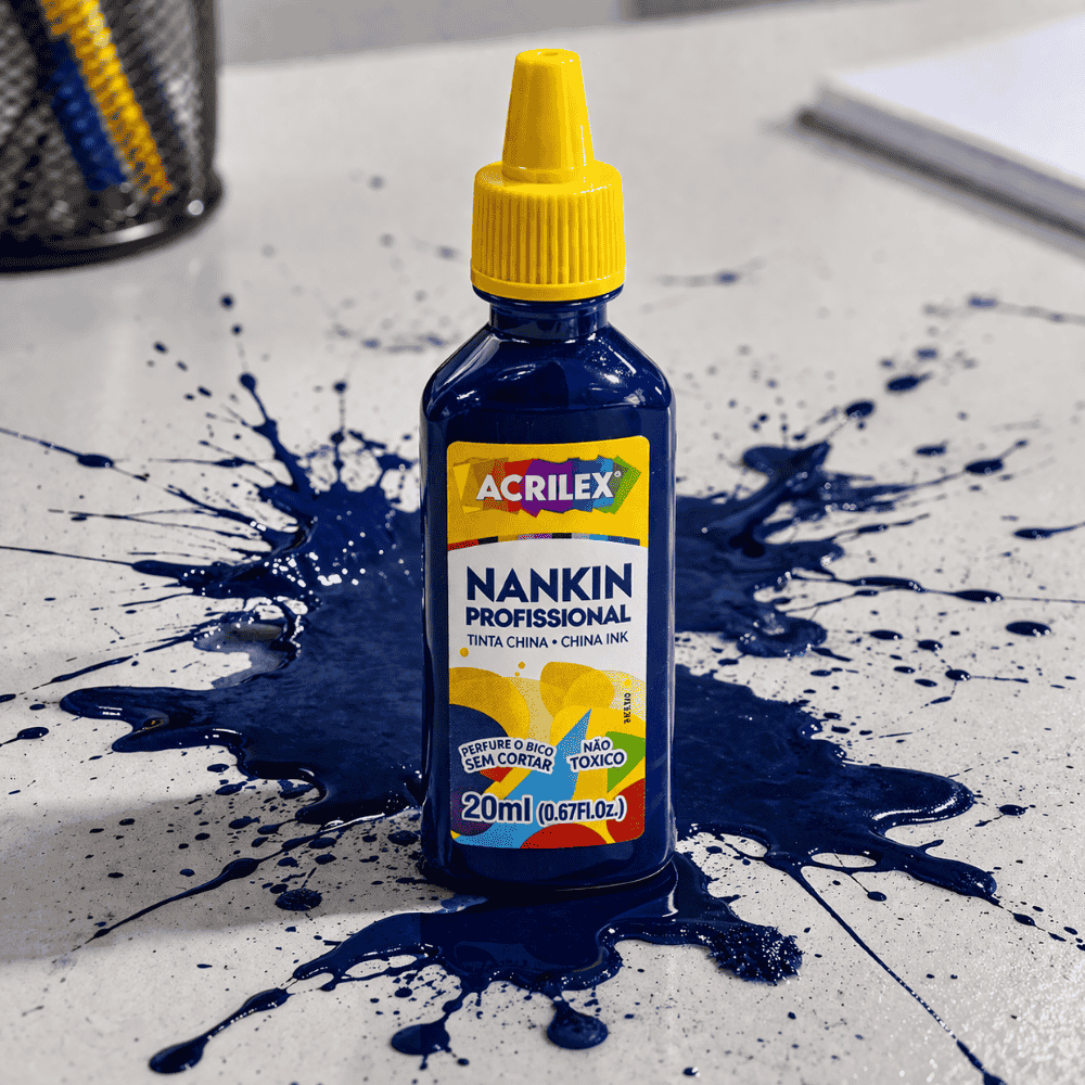 Nanquim 20ml Azul Turquesa Acrilex