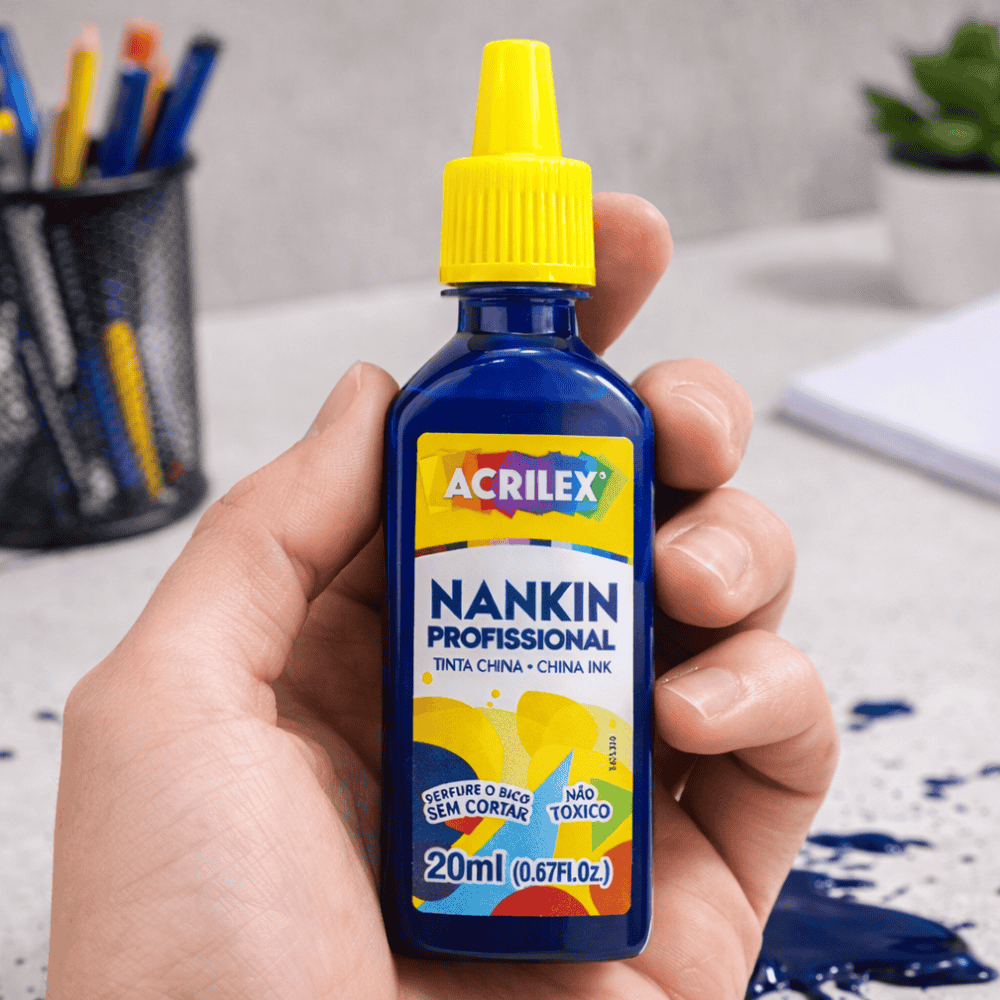 Nanquim 20ml Azul Turquesa Acrilex