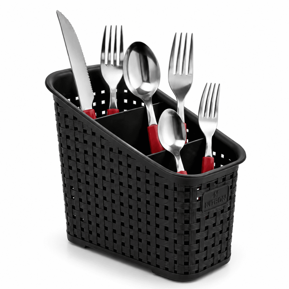 Organizador Multiuso Rattan Preto Nitron