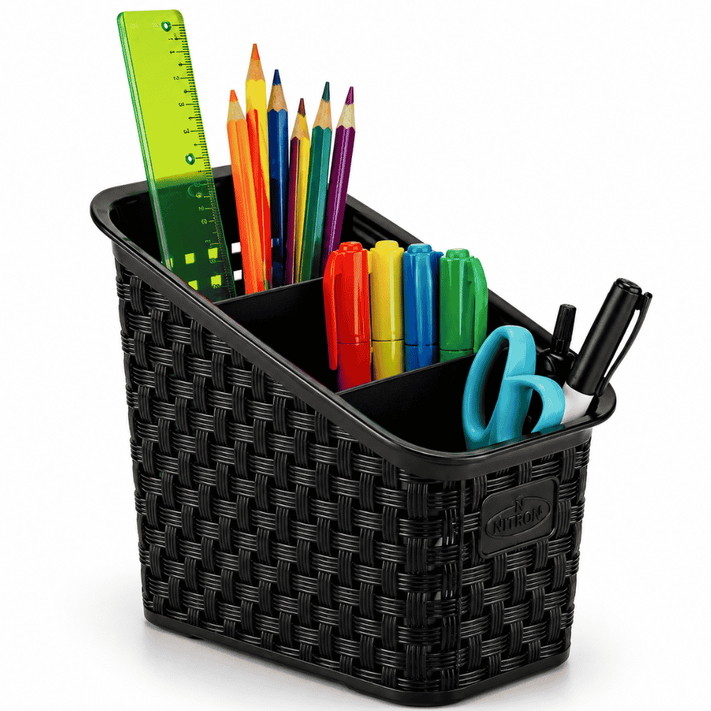 Organizador Multiuso Rattan Preto Nitron