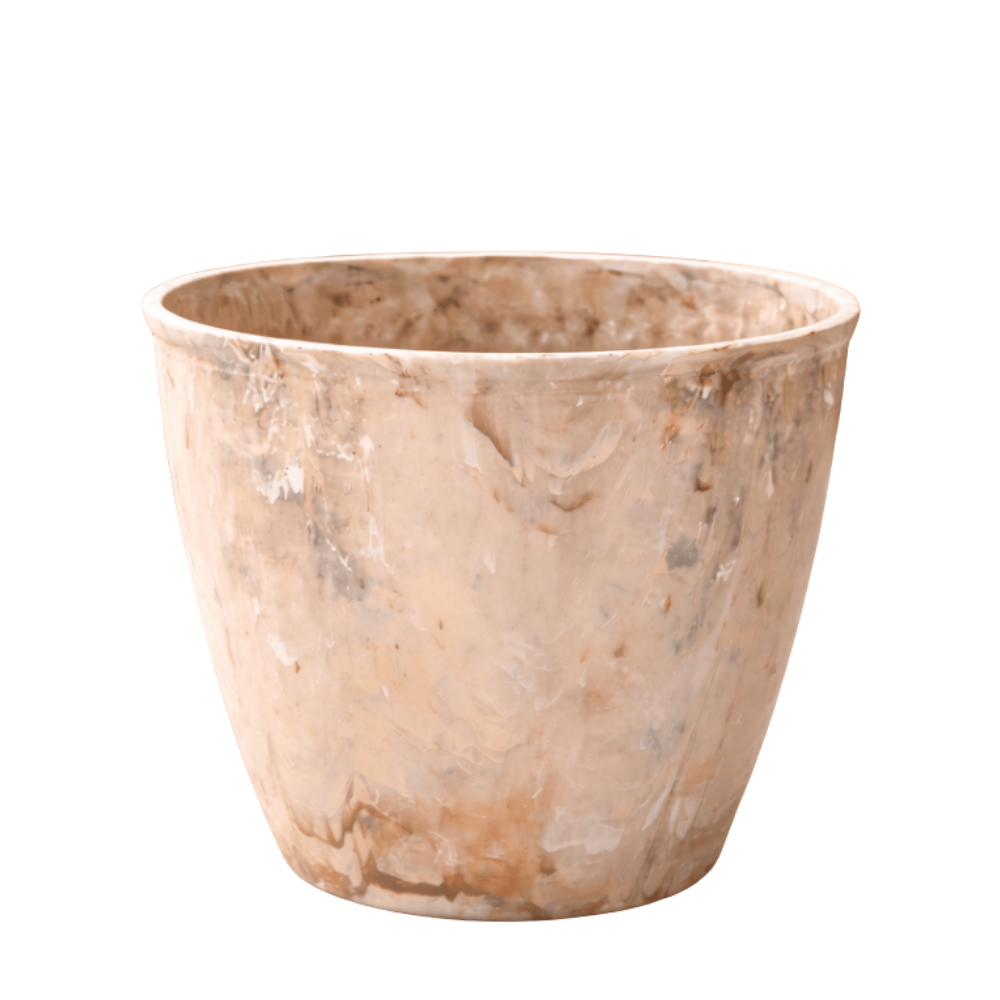 Vaso Redondo Bege Travertino 750Mm Injeplastec