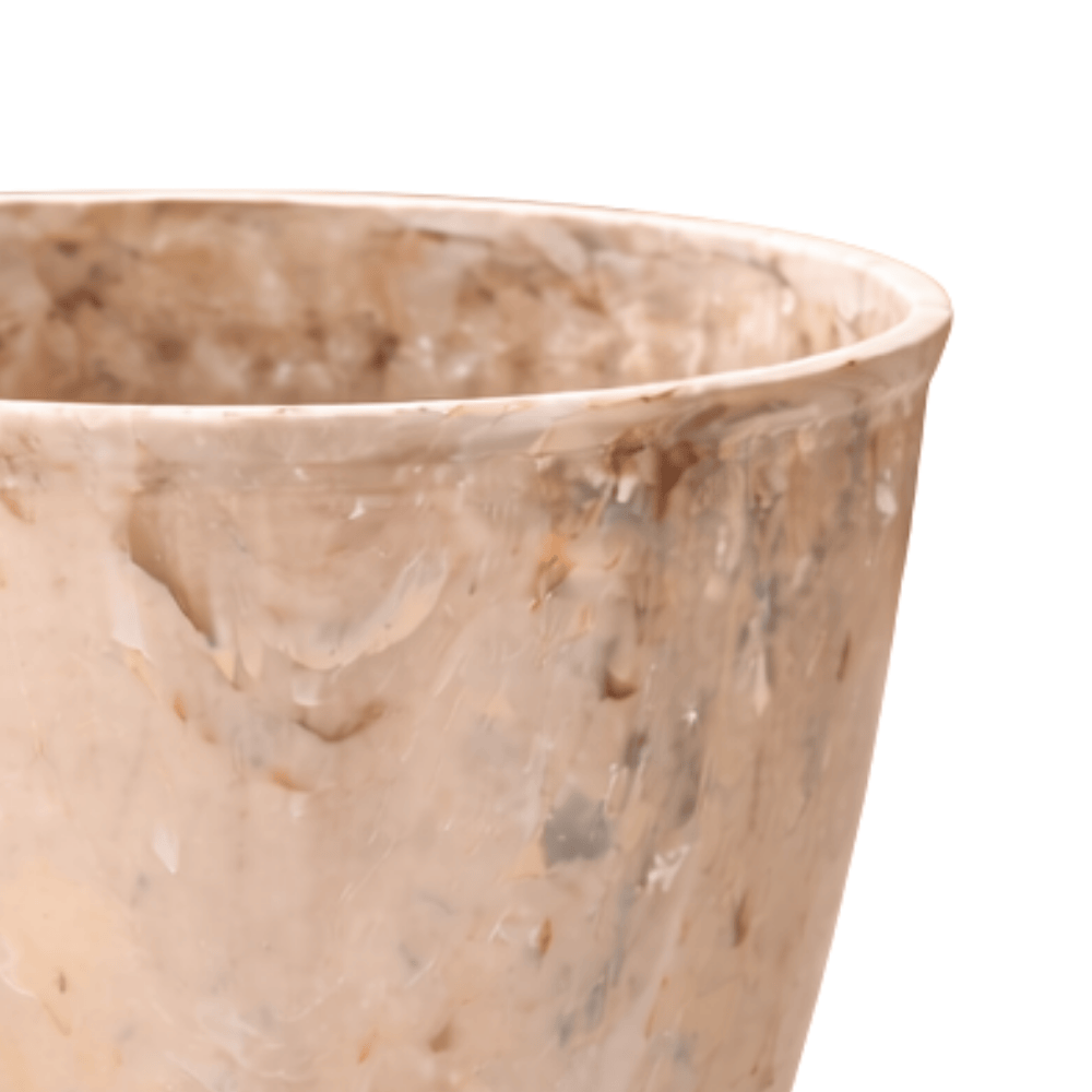 Vaso Redondo Bege Travertino 750Mm Injeplastec