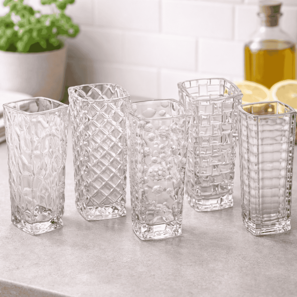 Vaso De Vidro 6X15,5 Coliseu