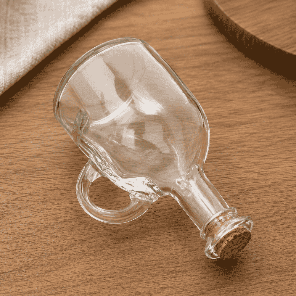 Galheteiro de Vidro com Tampa 580ml Coliseu