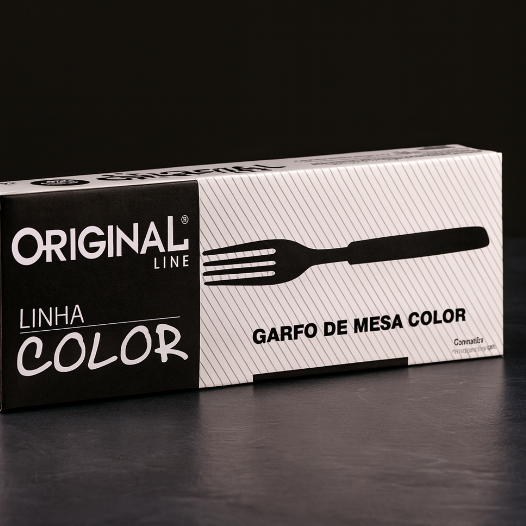 Garfo De Mesa Color Preto Original Line
