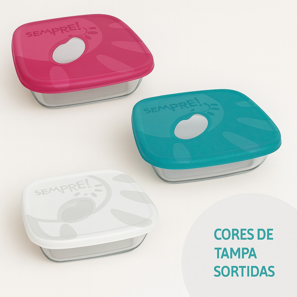 Assadeira Quadrada Com Tampa 1,5 Lt