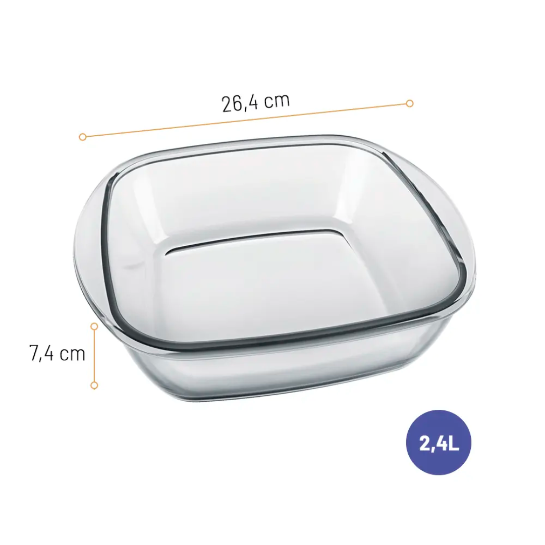 Assadeira Qd 2,4L C/Tp Nadir