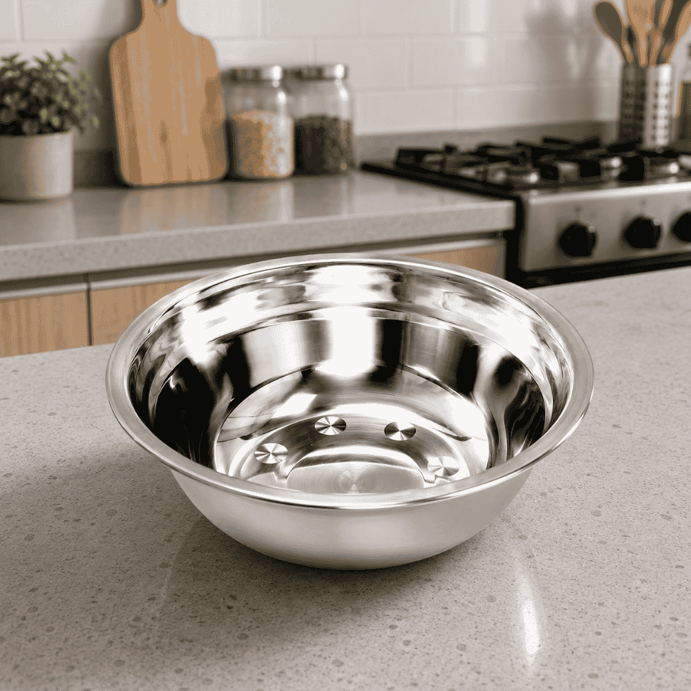 Tigela Redonda Inox 16cm KeHome