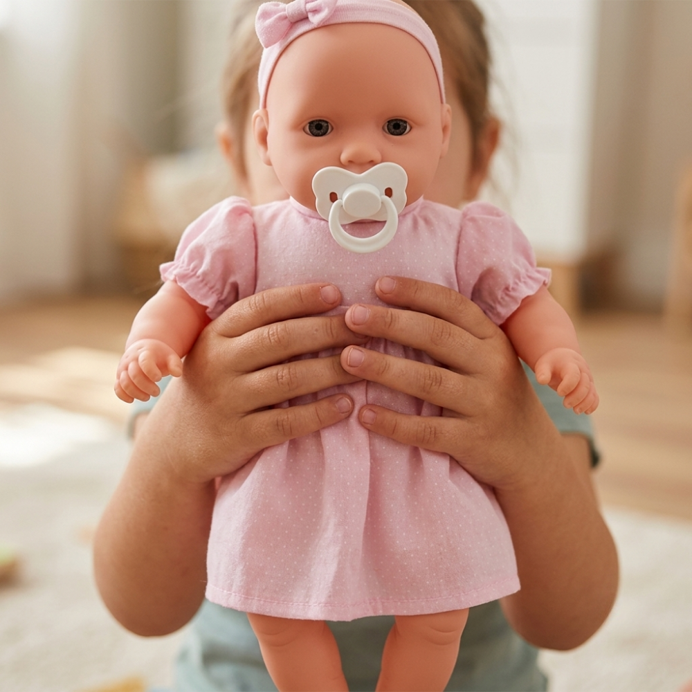 Boneca Baby By com Tiara Roma