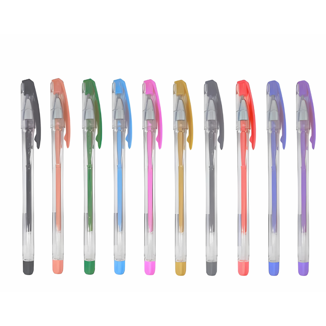 Caneta Gel Glitter 1,0Mm 10Cores Lyke