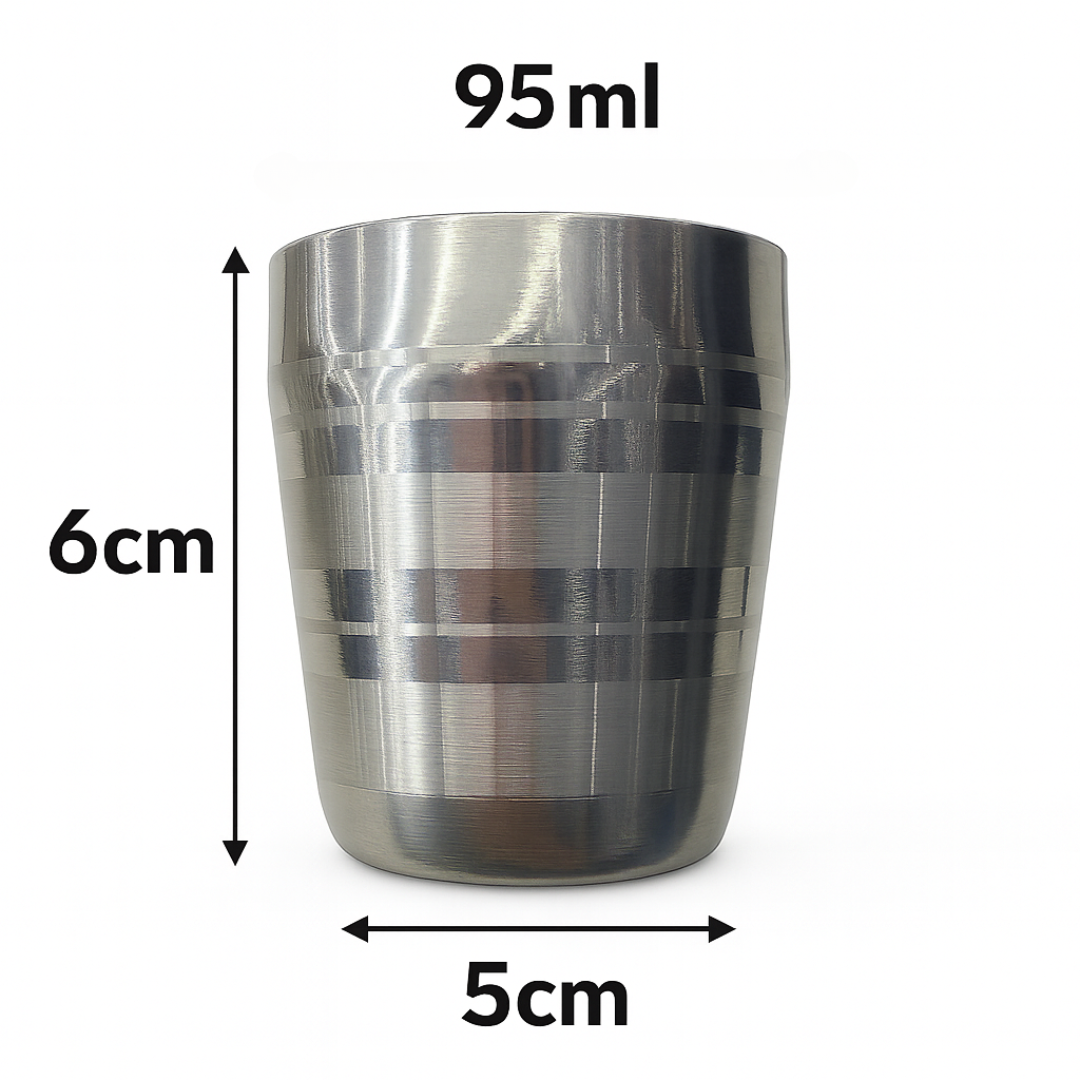 Copo Inox para Dose Mabel 95ml